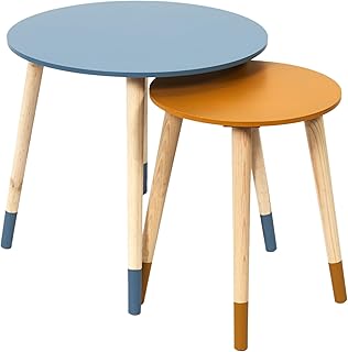 HOME DECO FACTORY - HD7360 Lot de 2 Tables Gigogne